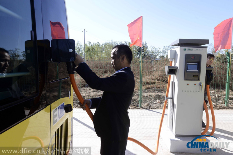 北京APEC期間懷柔投放6.5米純電動(dòng)“最短公交”