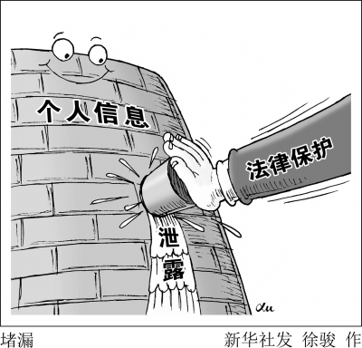 我國(guó)將加快制定個(gè)人信息保護(hù)法律
