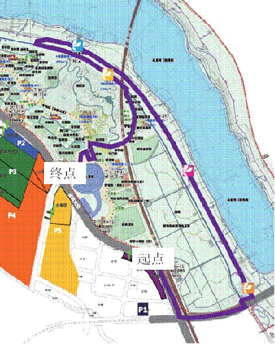 萬人園博“彩色跑”