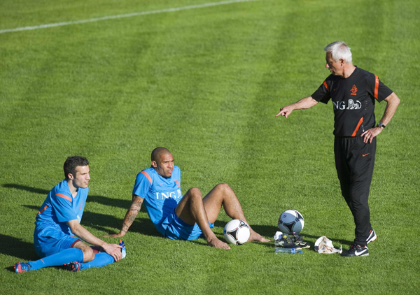 荷蘭隊備戰歐洲杯