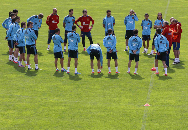 西班牙隊備戰歐洲杯