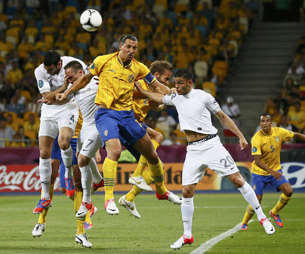 歐洲杯：法國(guó)0:2負(fù)瑞典仍然出線 迎戰(zhàn)西班牙