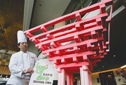 可以吃的“中國(guó)館”亮相湖北武漢