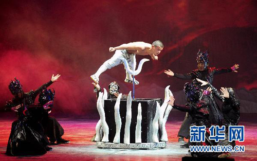 “武僧傳奇”熱演世博園