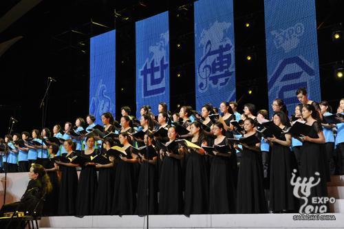 世博合唱節舉行 社區市民合力唱響世博