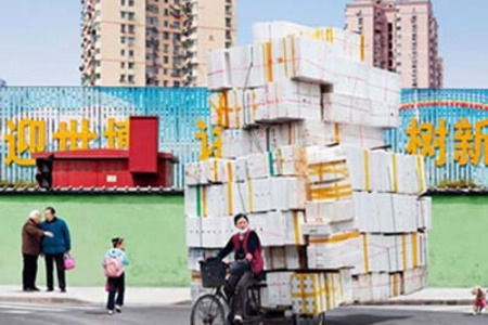 老外鏡頭下的上海“板車犀利哥”