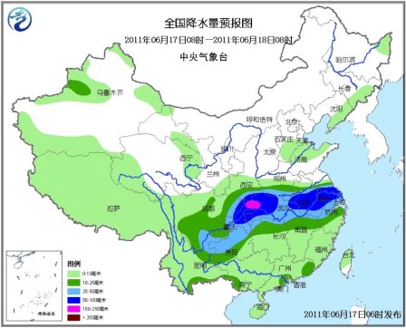未來(lái)三天江南、江漢、西南地區(qū)將有大到暴雨