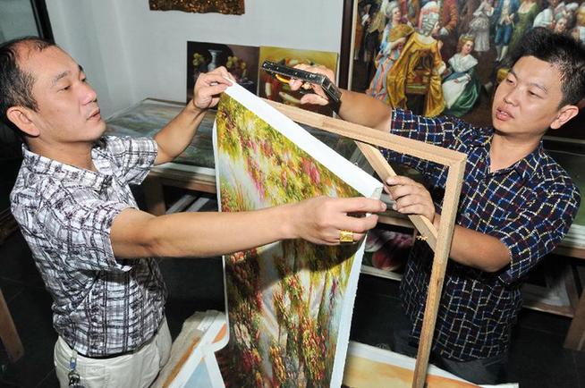 福建仙游打造油畫產業基地