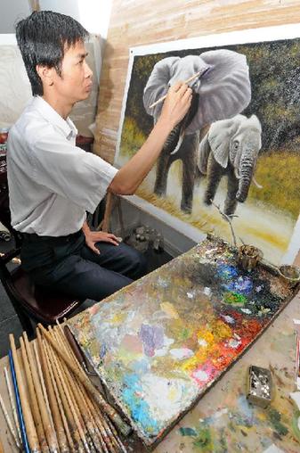 福建仙游打造油畫產業基地