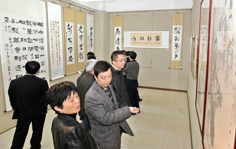 翔安區元宵書畫展正式開幕