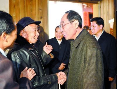 尤權赴長汀縣調研扶貧掛鉤幫扶和水土流失治理工作