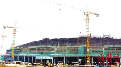 海峽奧體中心主場雛形已現(xiàn) 城運會進(jìn)入“福州時間”