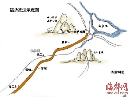 福永高速:一路橋隧一路景 福州到永泰只用半個(gè)小時(shí)