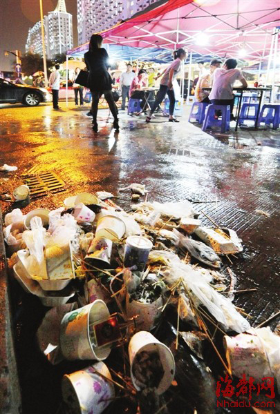 福州夜間大排檔亂象回潮 市容局稱將統一整治