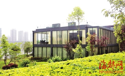 福州一高檔會所開在南江濱公園內 占近1700平方米