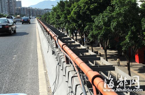 福州二環(huán)高架橋花化再改造 高架橋美艷動(dòng)人