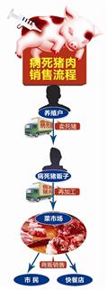 6萬公斤病死豬肉流向餐桌 涵蓋了廈漳龍等地