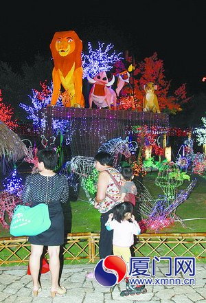 2013園博苑燈光旅游節(jié)28日啟動 周六去賞3D燈光秀
