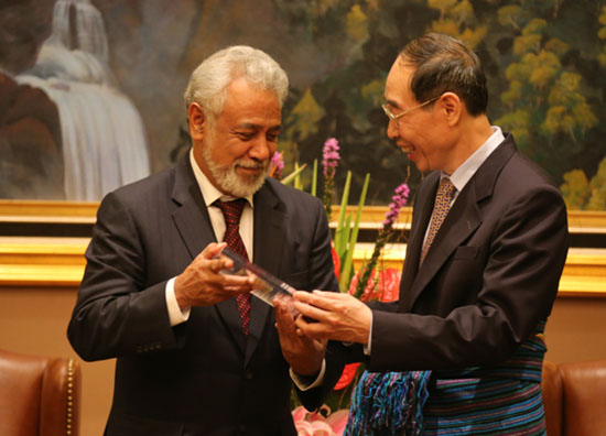 尤權(quán)：結(jié)合優(yōu)勢 推動?xùn)|帝汶與福建產(chǎn)業(yè)合作發(fā)展