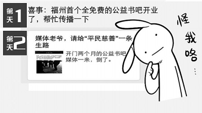 福州免費(fèi)書吧躥紅受質(zhì)疑 已貼出“轉(zhuǎn)讓”告示