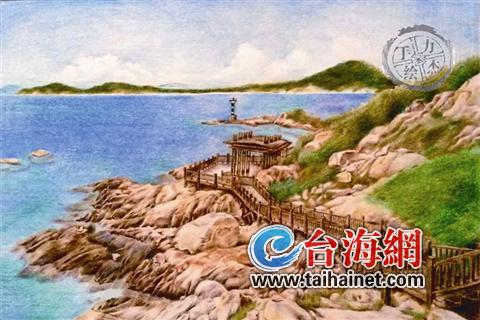東山95后小伙手繪家鄉風光圖 朋友圈里爆紅