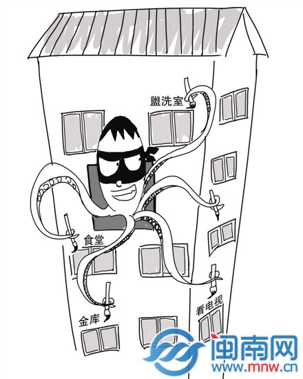 藏身小區(qū)毛坯房偷遍整棟樓 還在主人家煮飯、洗澡