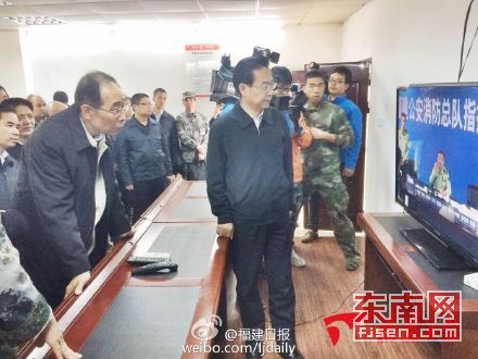 尤權(quán)蘇樹林今早在古雷事故現(xiàn)場再次進(jìn)行部署