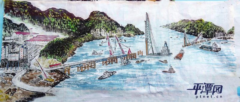 平潭司機妙手繪福平高鐵 平潭司機妙手繪福平高鐵