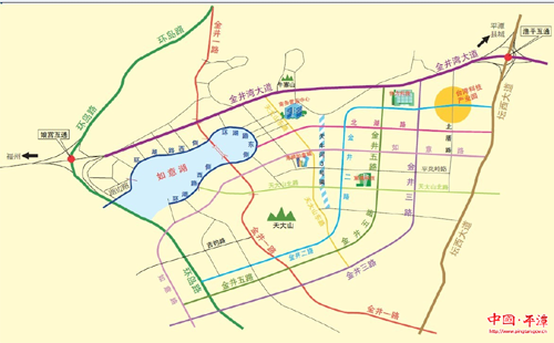 金井灣編織網格型交通體系
