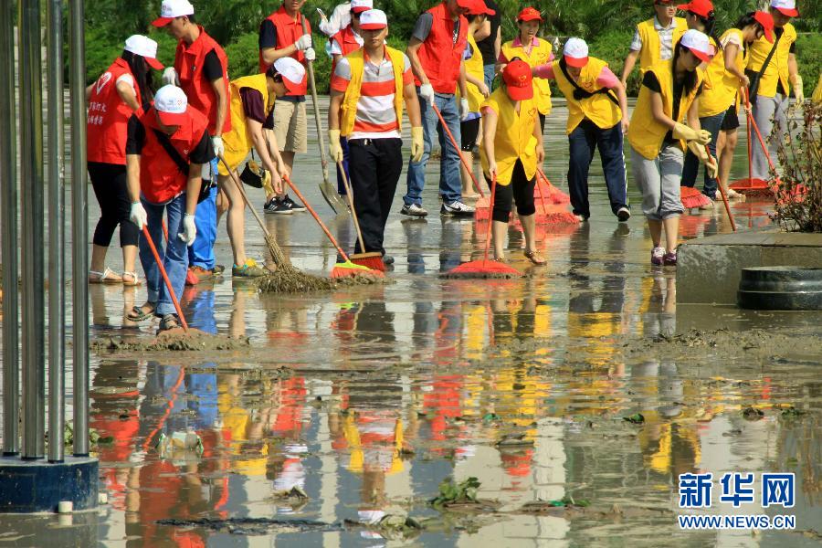 “天兔”遠去 廣東汕頭抓緊災后自救