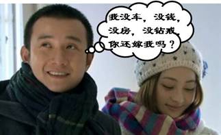 當結婚遭遇“愛情和面包”難題:裸婚你能接受嗎?