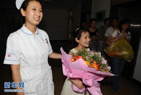 山西殘疾女孩圓圓解決身體畸形順利出院