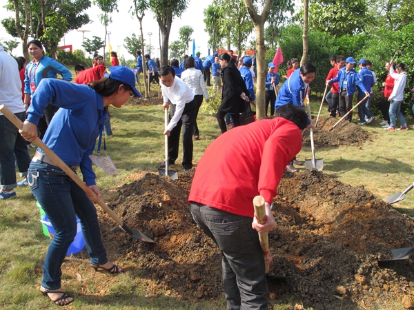 中越青年共植友誼林