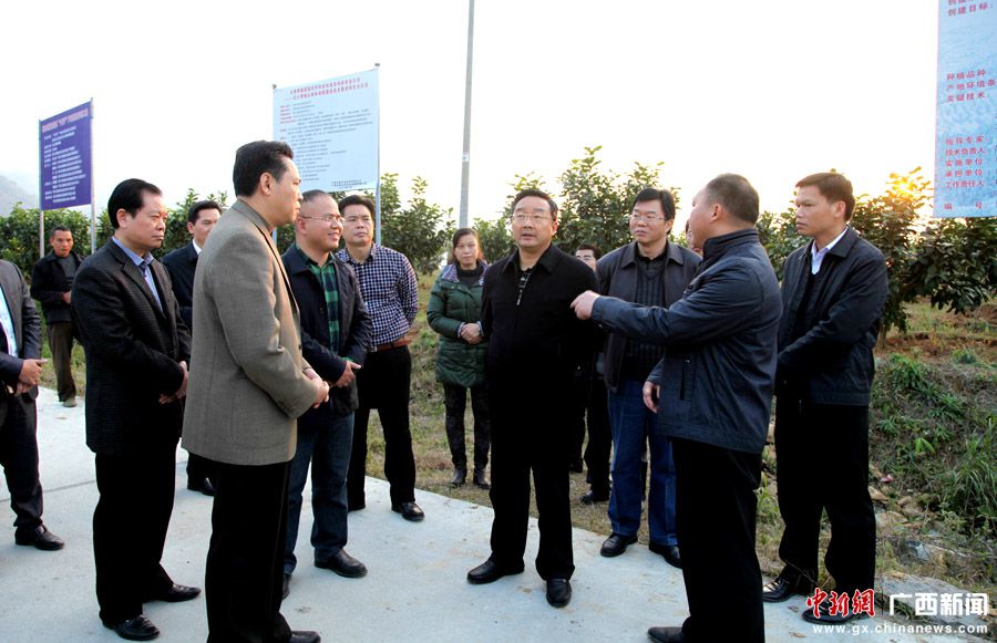 廣西自治區副主席唐仁健到環江縣調研扶貧工作