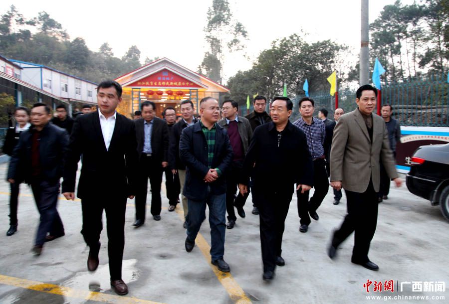 廣西自治區副主席唐仁健到環江縣調研扶貧工作