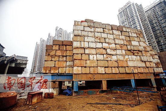 邕江邊出現人造石山?地質結構比較復雜需測試(圖)