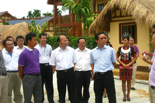 海南省副省長李秀領一行到保亭調研