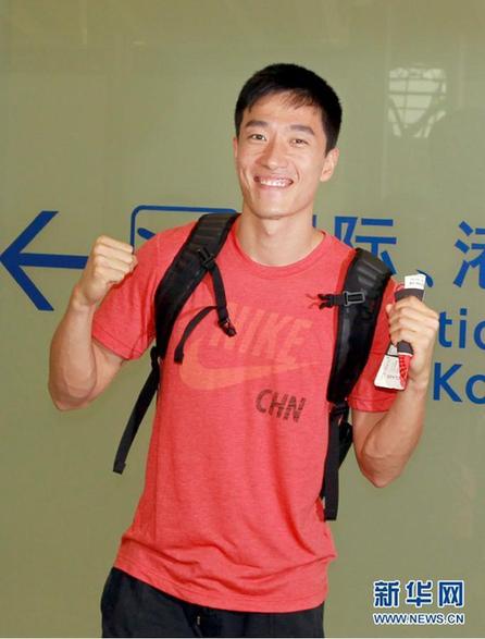 劉翔抵達倫敦 備戰奧運