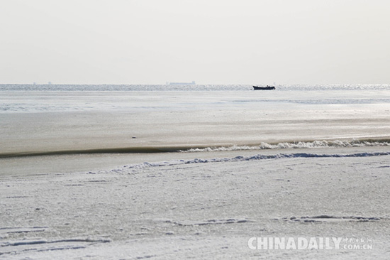 這個冬天，秦皇島海岸現“冰海”奇觀