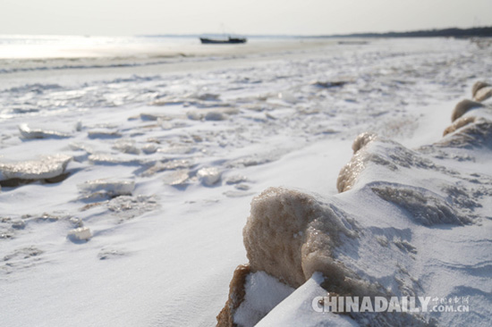這個冬天，秦皇島海岸現“冰海”奇觀