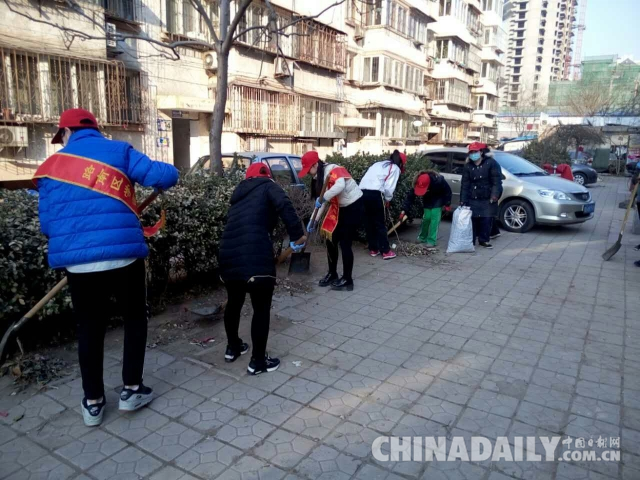 唐山福興園社區(qū)組織“世園情、我行動”志愿服務(wù)