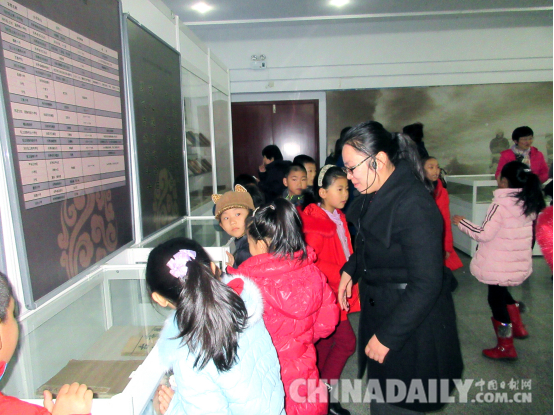 唐山樂亭博物館寒假積極接待小小參觀者