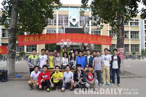 石家莊鐵道大學機械工程學院舉辦機器人路演活動