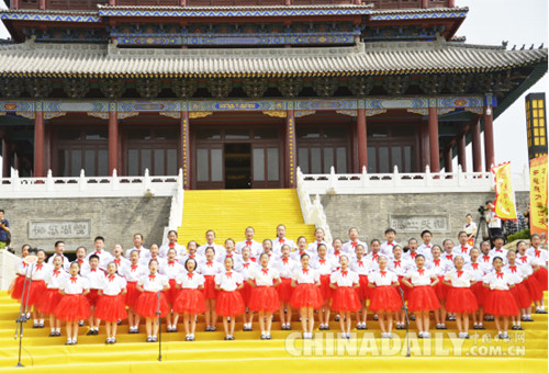 唐山遷安軒轅閣開閣 市民可免費參觀