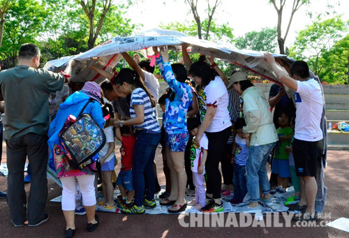 秦皇島北戴河舉辦兒童運動會歡度六一