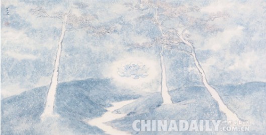 全國首次掌上互聯(lián)書畫作品展覽開幕