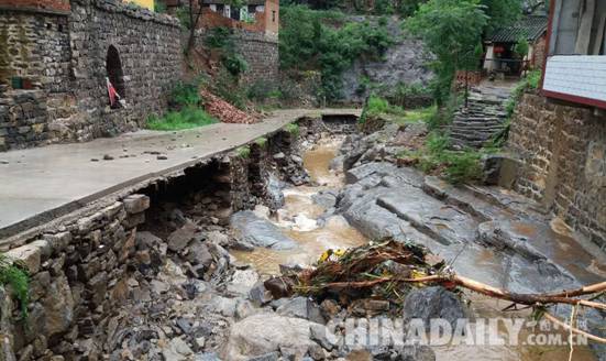 直擊邯鄲涉縣洪災區:22村受災 千余名干部群眾齊力災后重建