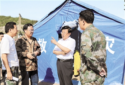 趙克志:大力弘揚(yáng)抗震精神 全力做好受災(zāi)群眾安置和災(zāi)后重建工作