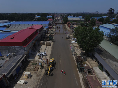 新華網無人機航拍：直擊邢臺災后重建