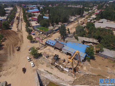 新華網無人機航拍：直擊邢臺災后重建